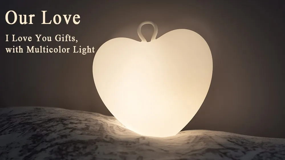 Love Heart Shape Night Lamp Heart Light Love Heart Shape Night Lamp Heart Light