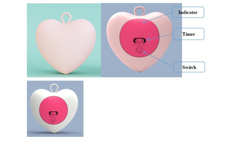 Children's LED Night Light Cute Heart Silicone Mood Lamp Children's LED Night Light Cute Heart Silicone Mood Lamp