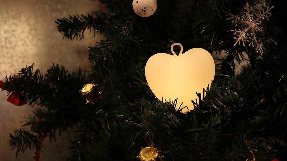 Christmas Night Lights Pink Love Heart LED Christmas Night Lights Pink Love Heart LED